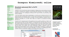 Desktop Screenshot of grzegorz.net